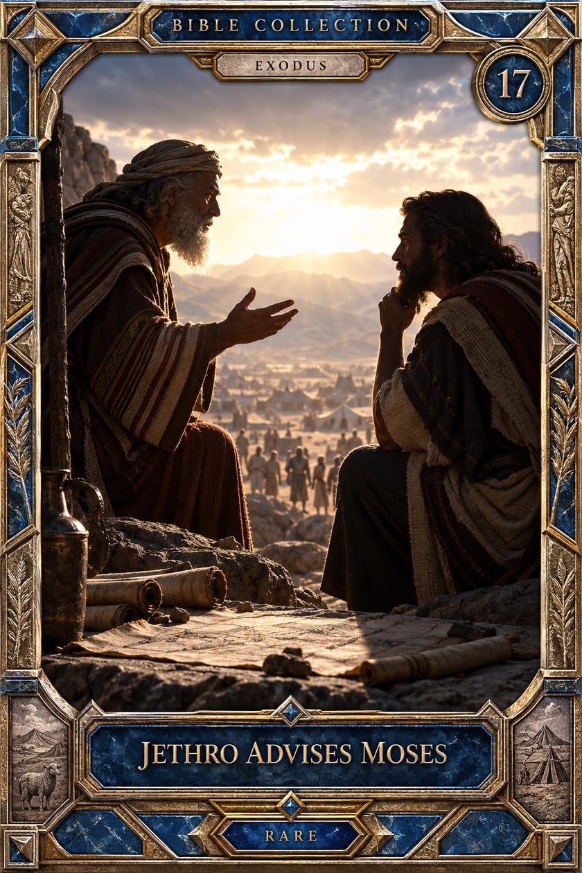 JETHRO ADVISES MOSES